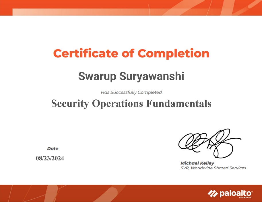 Security Operations Fundamentals